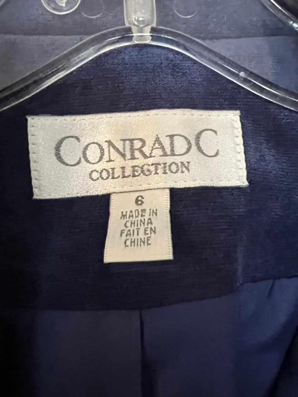 Conrad C Navy Button Blazer - Picture 2 of 6